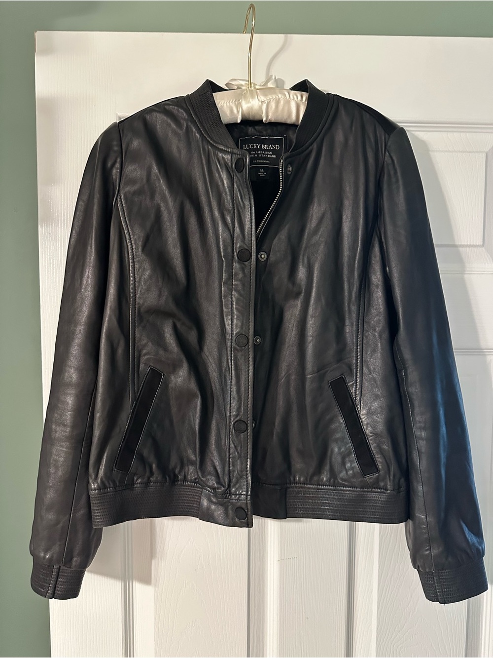 NWOT Lucky Brand Leather Jacket